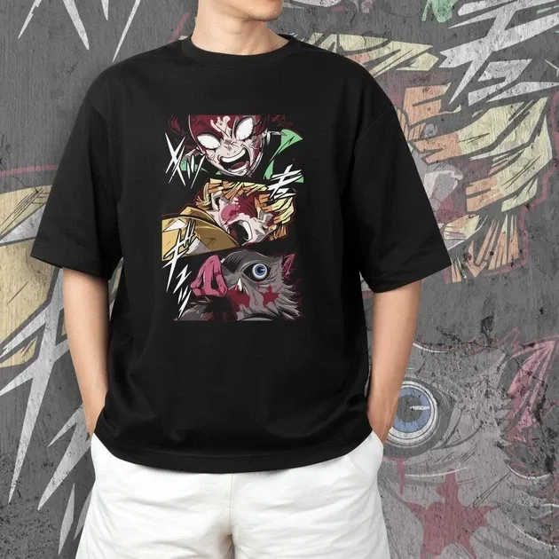 Футболка для підлітка хлопчика з принтом Клинок, рассекающий демонов Команда Розмір 160 Anime10368 Дніпро - фото 3