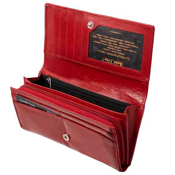Кошелек женский кожаный Semi Line RFID Red (P8273-2) Винница