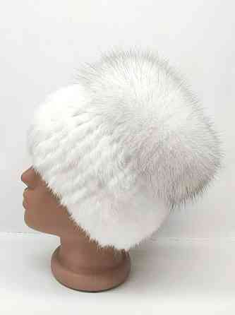 Шапка хутряна жіноча кубанка Rex Венера Білий Харків