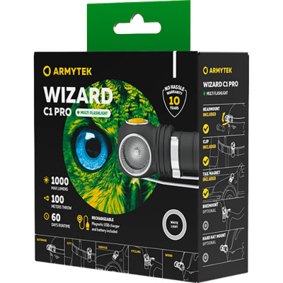 Фонарь Armytek Wizard C1 Pro Magnet USB (F09001C) Винница - изображение 12