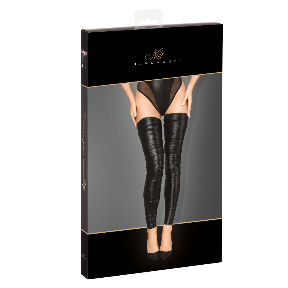 Чулки без носка F207 Noir Handmade L Sex Aura Киев - изображение 3