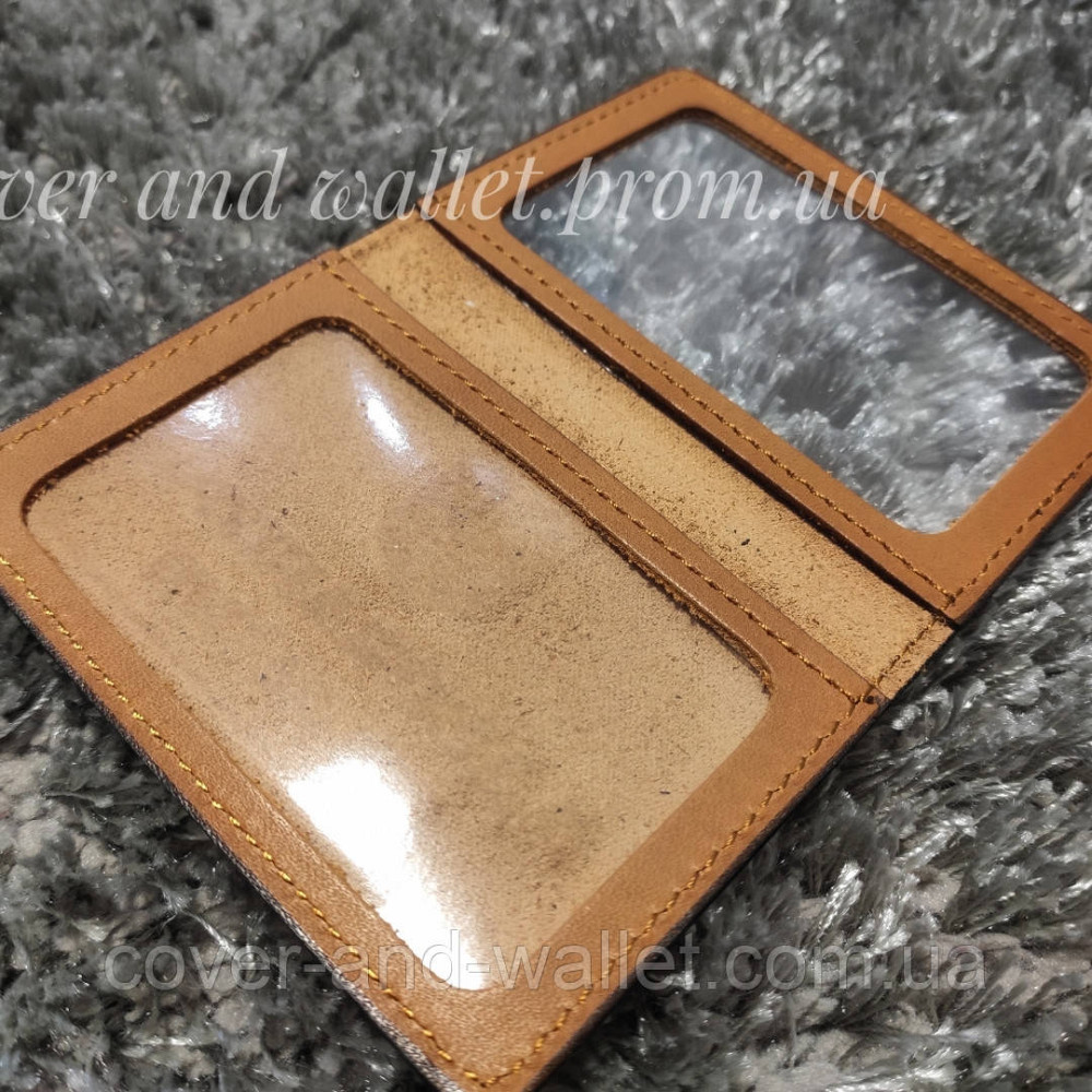 Обложка на удостоверение адвокатура Украины из винтажной кожи желтого цвета Киев - изображение 7