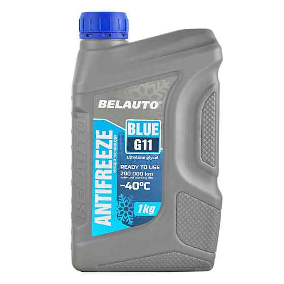 Антифриз Belauto G11 Blue синий готовый 1кг Львов