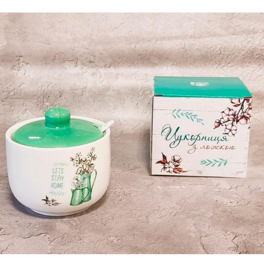 Цукорниця Бавовна з ложкою 500мл 700-03-18 S&T Житомир - изображение 3