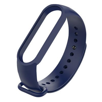 Ремінець до фітнес браслета BeCover Silicone для Xiaomi Mi Smart Band 5 Deep Blue (705065) Вінниця - фото 2