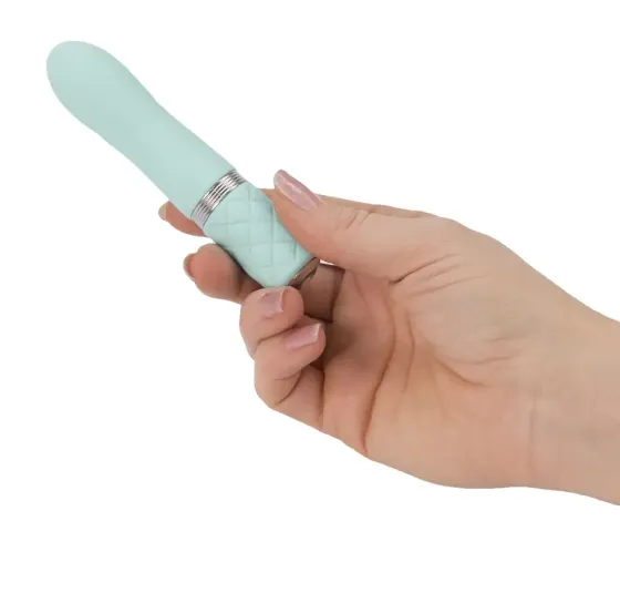 Розкішний вібратор PILLOW TALK - Flirty Teal з кристалом Сваровські, гнучка голівка Львів