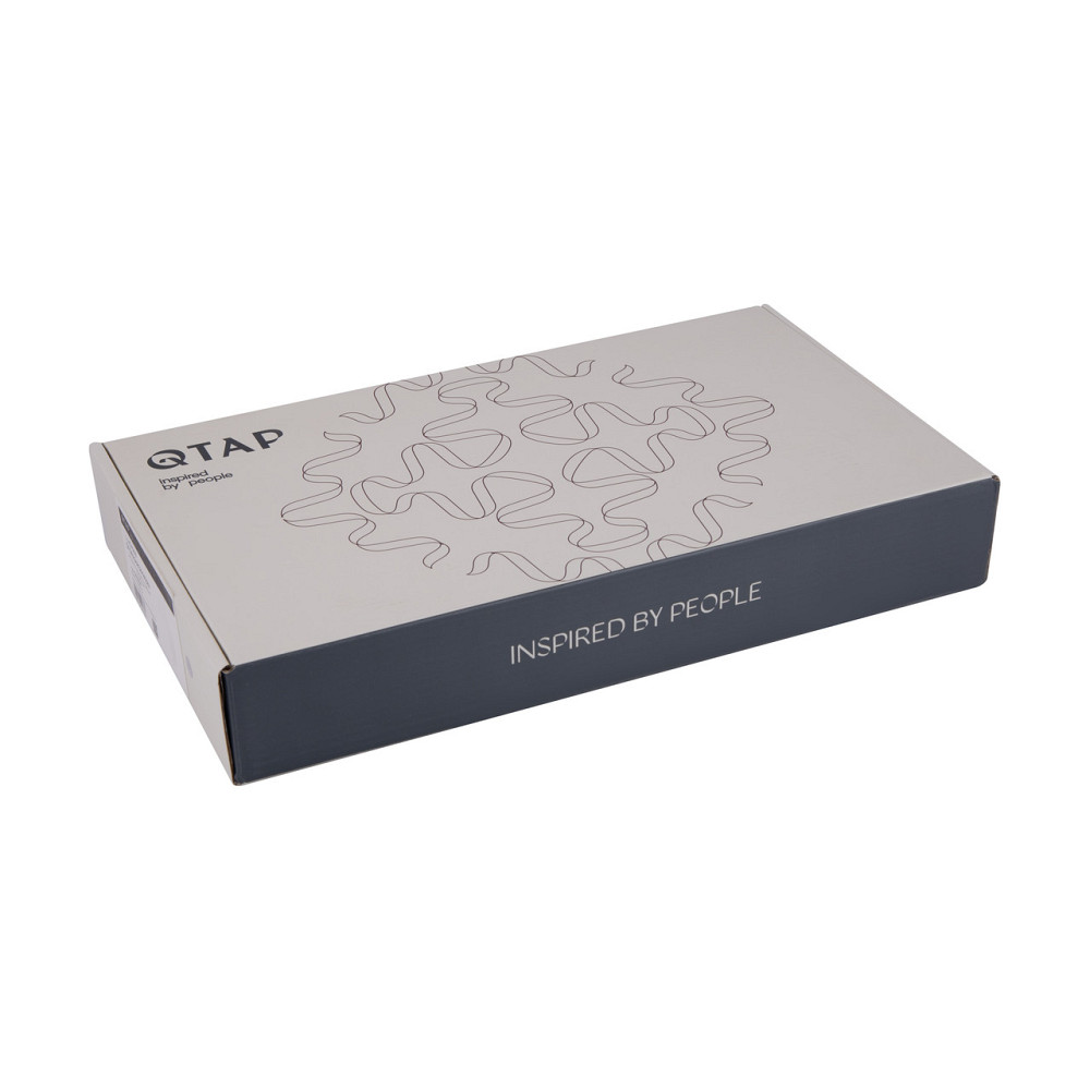Змішувач для раковини Qtap Vlasta New високий QTVLA269GMB45653 Gunmetal Black PVD Київ - фото 10