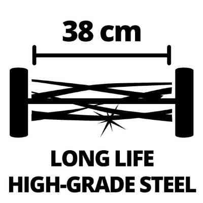 Газонокосилка Einhell GE-HM 18/38 Li-Solo, 18В, PXC, 38 см, 45 л, 14-38 мм, 10.5 кг (без АКБ и ЗУ) (3414200) Винница