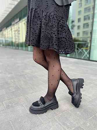 Arcoboletto Туфлі жіночі Arcoboletto чорні натуральна шкіра зима євро-хутро 36р.(5278) Коломия