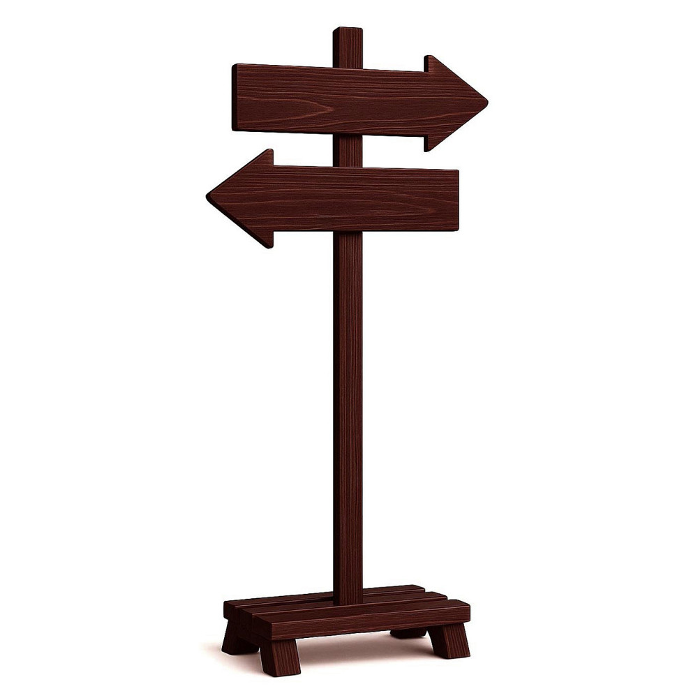 Напольная стрелка-указатель 