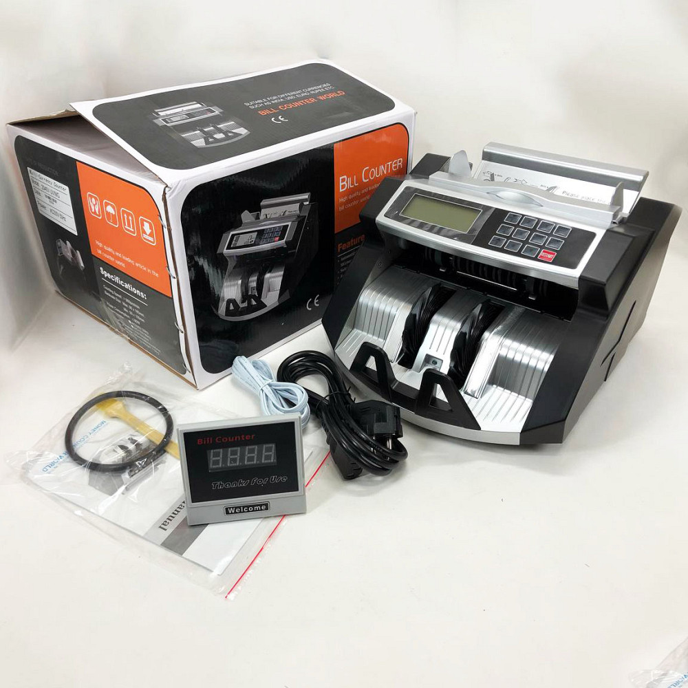 Машинка для лічби купюр Multi-Currency Counter 2040v, Рахункові машинки, Лічильник банкнот bill counter JV-86 Львів - фото 6