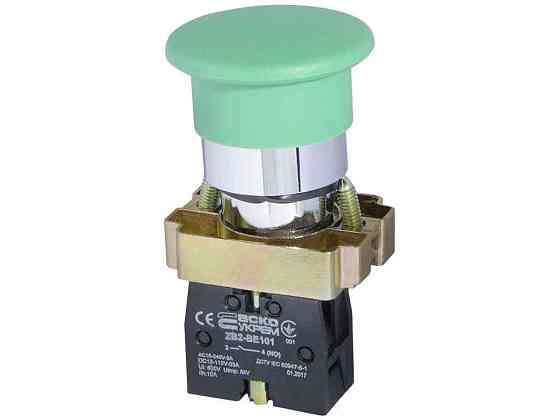 Кнопка грибок Старт (d 40 мм) зелена XB2-BC31 ТМ АСКО Київ