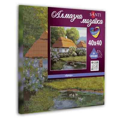Картина по номерам Santi Хутор 40*40 см алмазная мозаика (954716) Винница