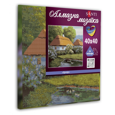 Картина по номерам Santi Хутор 40*40 см алмазная мозаика (954716) Винница - изображение 2