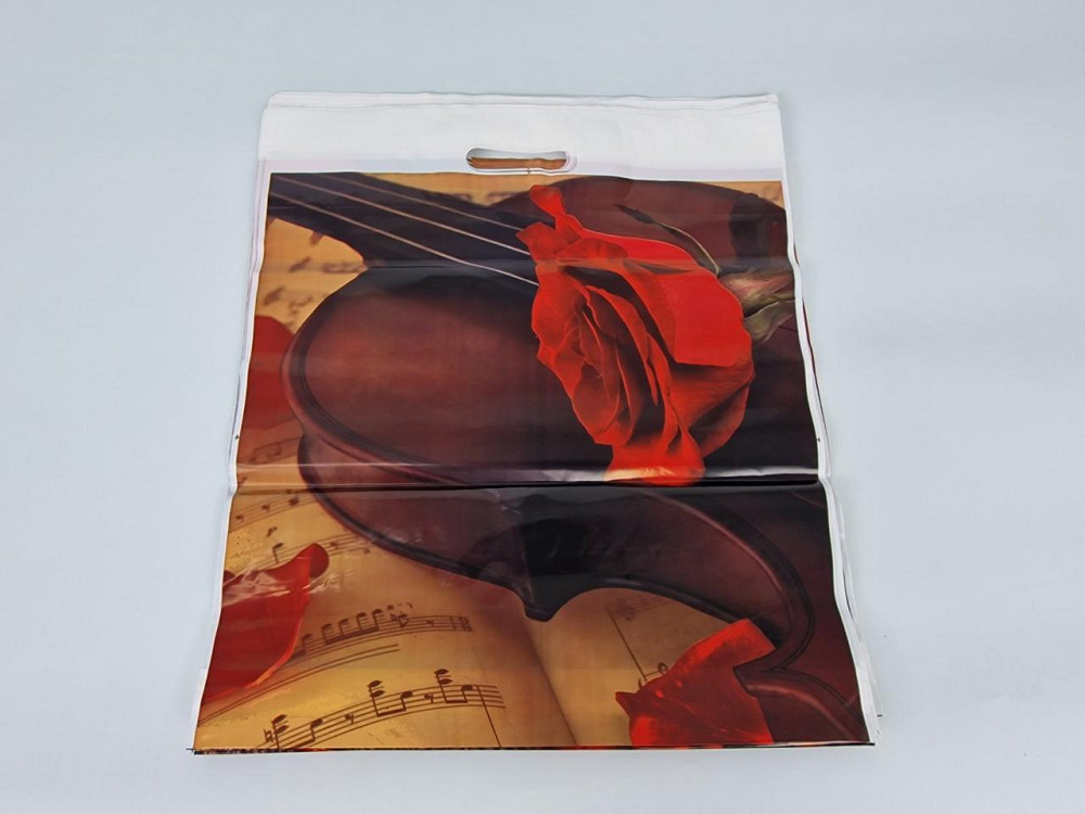 Пакеты с вырубной ручкой(42*50+3)"Розы " ХВГ (25 шт) Харьков - изображение 2