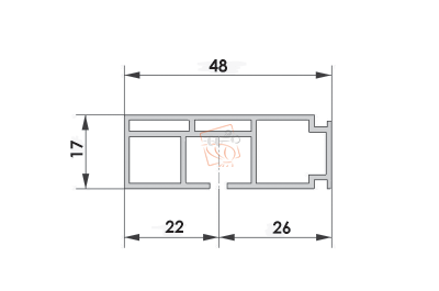 Стельовий пластиковий карниз КСМ-1 Бровари