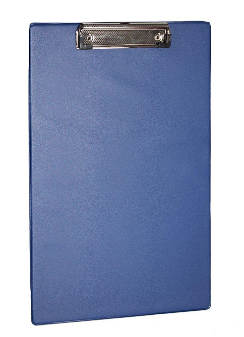 Планшет A4 "4Office" з кліпом синій, картонний, вкритий ПВХ, 4-257-06, шт Київ - фото 1