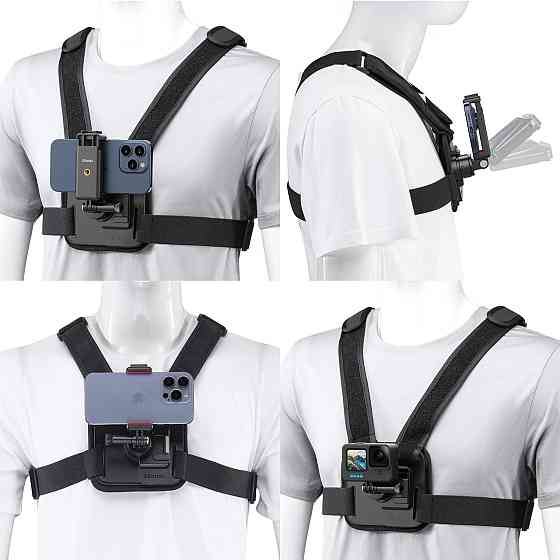 Кріплення на груди для телефону екшн-камери швидкознімне магнітне Go-Quick II Ulanzi CM028 Киев