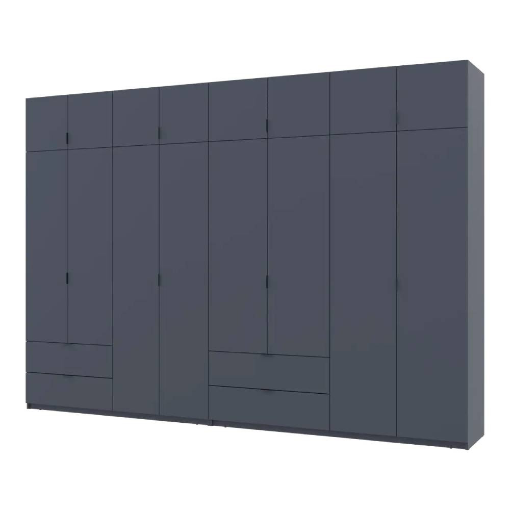Шкаф для одежды Doros Лукас Графит 4+4 ДСП 340х50х240 DRS-011701 (42005141) Днепр - изображение 1