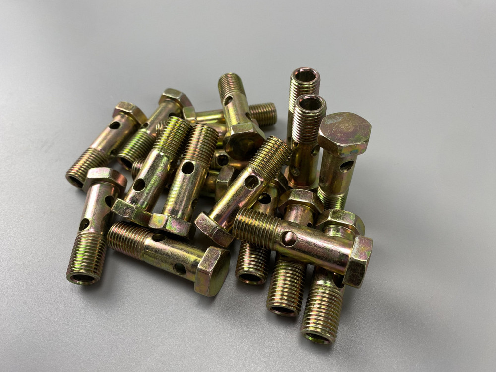 Болт-штуцер M 14 × 1.5 × 50 2 отвори  універсальний Мукачево - фото 6