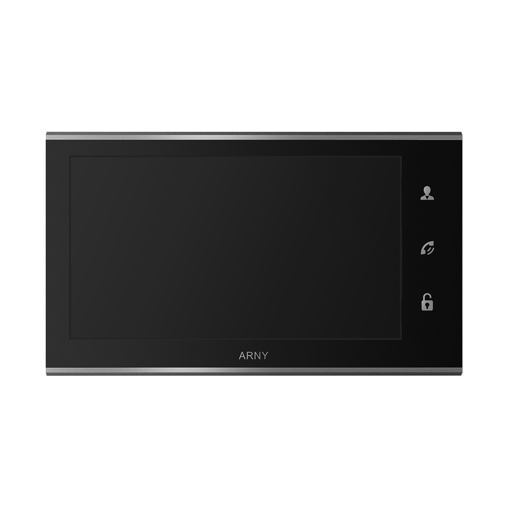 Відеодомофон 7" Arny AVD-730 (2Mpx) black IPS з детектором руху і записом відео Киев - изображение 2