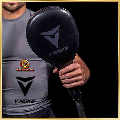 V'Noks Boxing Machine боксерська ракетка з натуральної шкіри, 41×20×6 см, тренувальні лапи для тренера 1 шт Київ