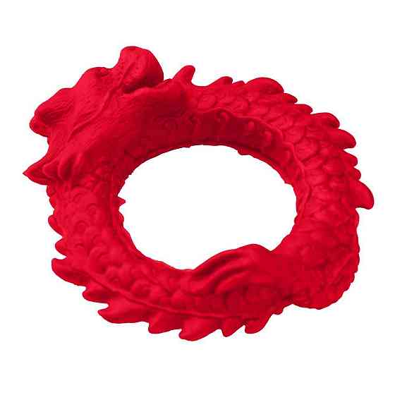 Ерекційне кільце – дракон Creature Cocks Rise of the Dragon Silicone Penis Ring – Red, діаметр 4 см Sex Aura Київ