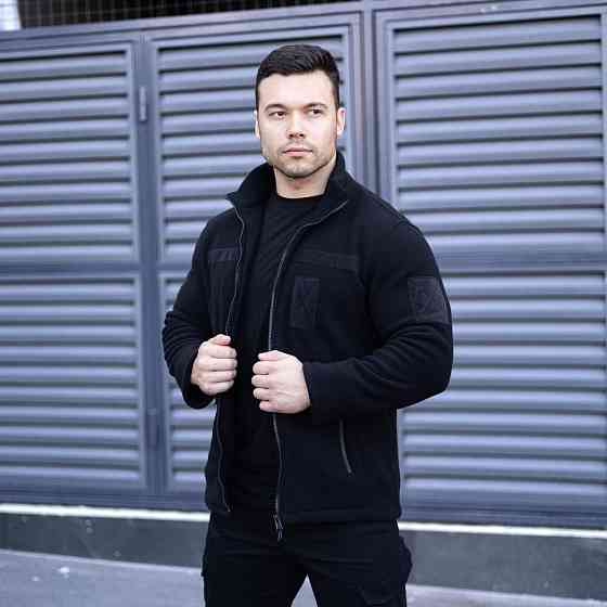 Толстовка флісова Pobedov Voin з липучками Чорний S BLto2 541Sba Київ