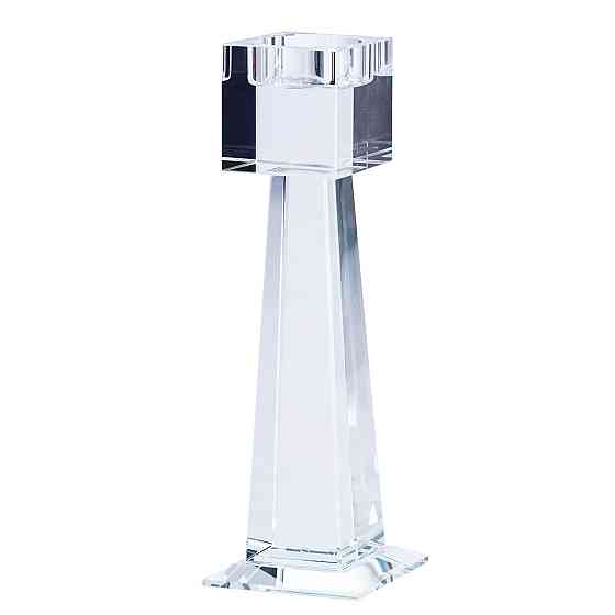 Скляний підсвічник 20.5 (см) квадратний на 1 свічку HP36560S Київ