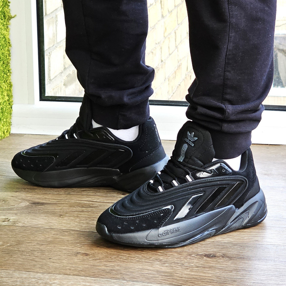 Кроссовки Мужские Adidas Ozelia Чёрные Адидас с Амортизацией Для Бега (размеры: 41,42,43,44,45) - 37-4 Днепр - изображение 6