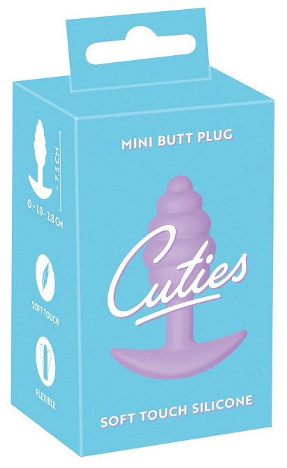 Анальна пробка Cuties Plugs Purple Sex Aura Київ - фото 2