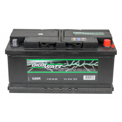 Аккумулятор автомобильный GigaWatt 83A (0185758300) Винница - изображение 1