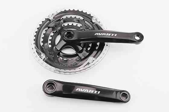 Шатуни "квадрат" 170мм, 48.38.28T MTB, чорні GS-P316 Київ