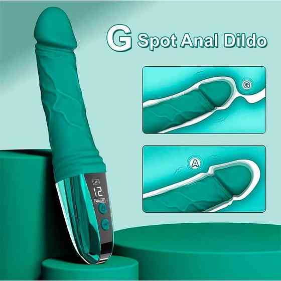 Реалістичний вібратор Satisfyer Lover 12 режимів зелений Вінниця