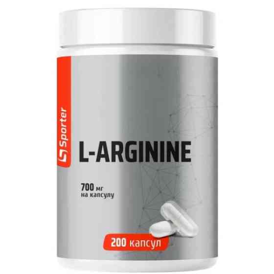 Аргінін Sporter L - Arginine 200 капсул Луцьк
