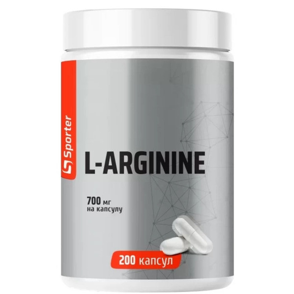 Аргінін Sporter L - Arginine 200 капсул Луцьк - фото 1