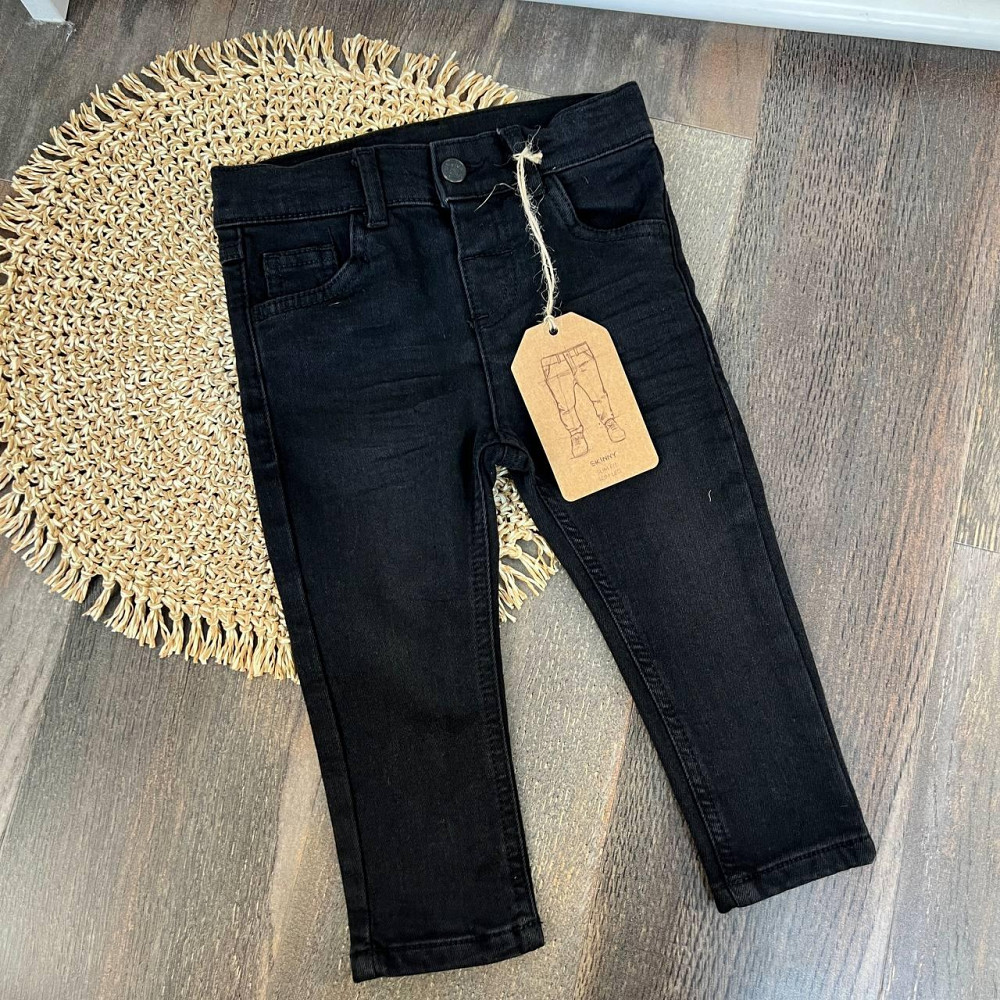 Дитячі Штани Джинси для Хлопчика LC Waikiki Чорні, 18-24міс (86-92см пакунок малюка Киев - изображение 1