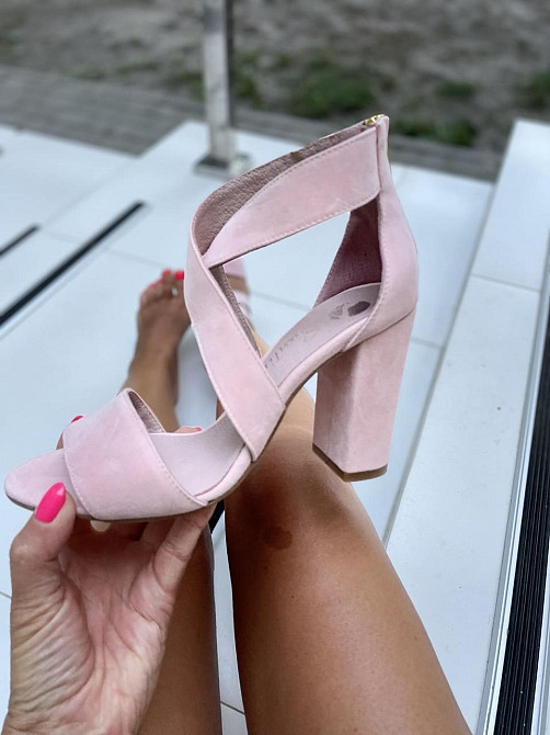 SANTINI Босоніжки жіночі SANTINI 259362-22 пудра (літо, замша натуральна) (3774) Коломия - фото 2