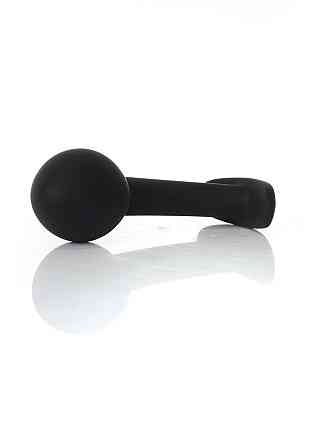 Анальна пробка - Silicone Black Curved Plug L Sex Aura Київ