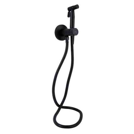 Гигиенический душ, нержавеющая сталь Lidz Aria 111 Black LDARI111BLA46107 круглый Харьков