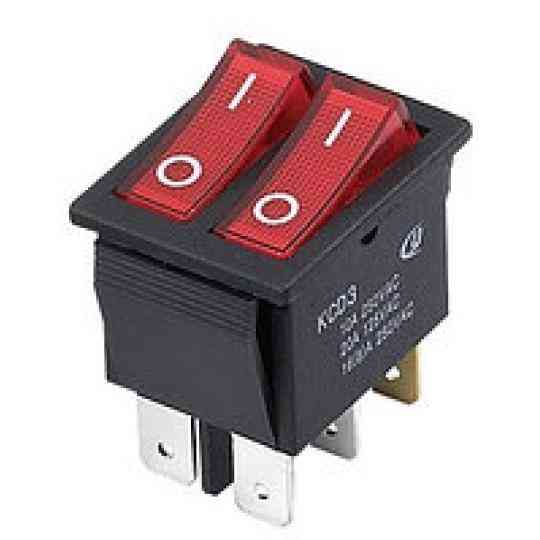 Кнопка узкая 2-я красная (латунь) Харьков