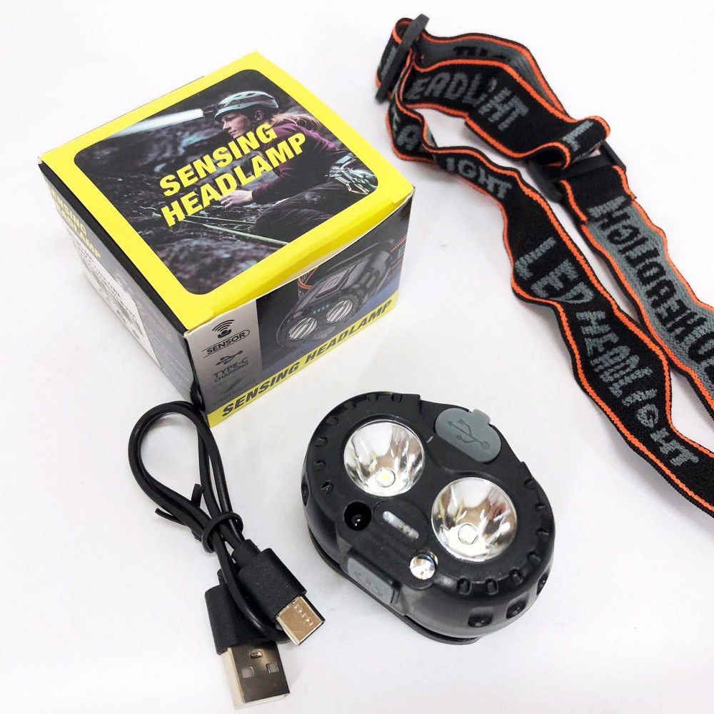 Налобный фонарь для рыбалки кемпинга Bailong 666-2 XPL, Фонарь для походов на лоб RW-22 Львов - изображение 6