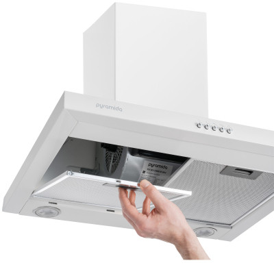 Вытяжка кухонная Pyramida KX 60 (1000) B WH Винница - изображение 5