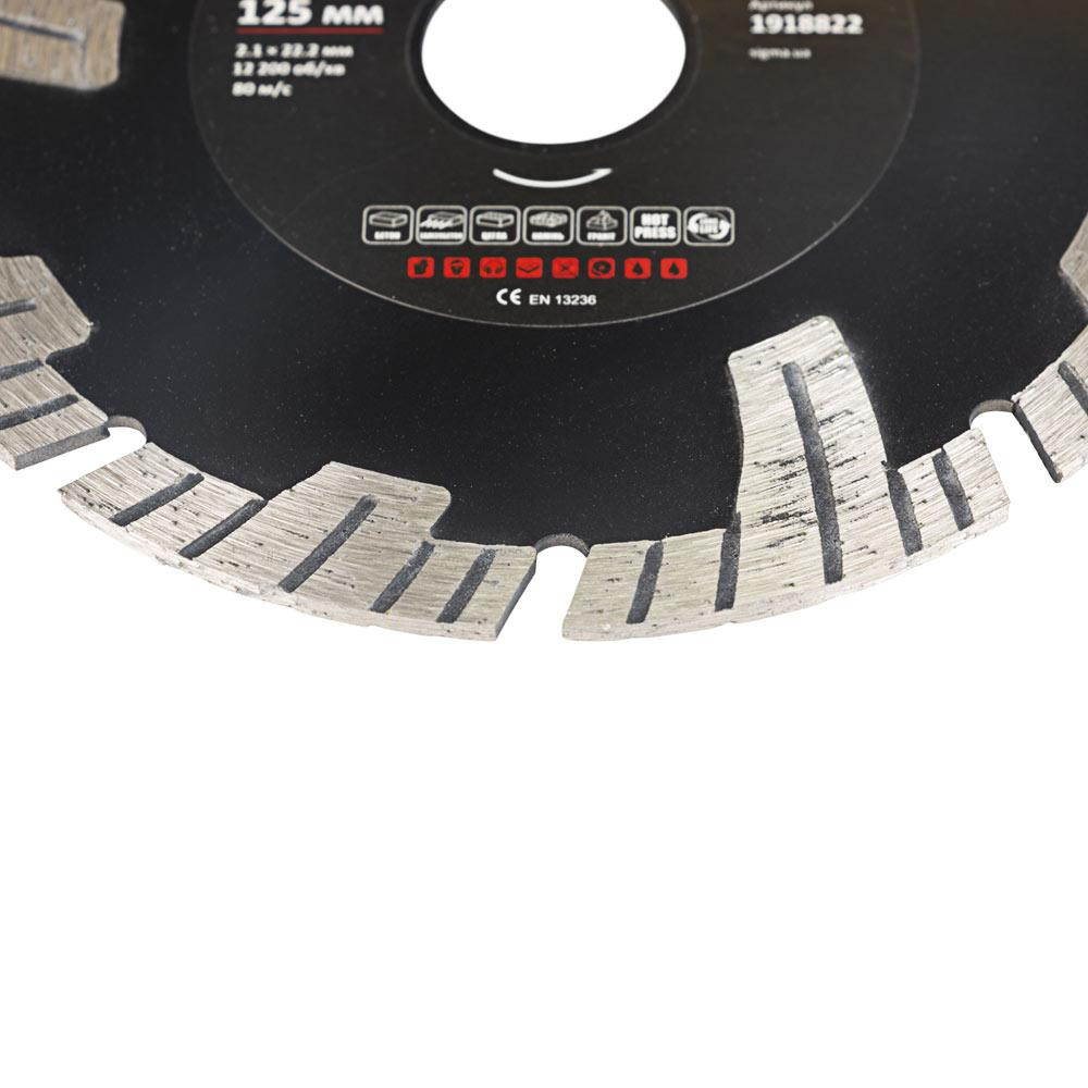 Круг отрезной алмазный Глубокий рез Ø125×22.2мм ULTRA (1918822) Ровно - изображение 3