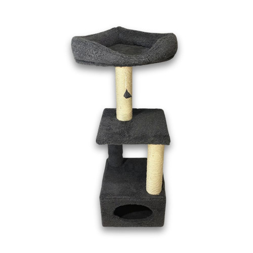 Дряпка Природа Д23 для котів з будиночком 36x36x115 см Київ - фото 1