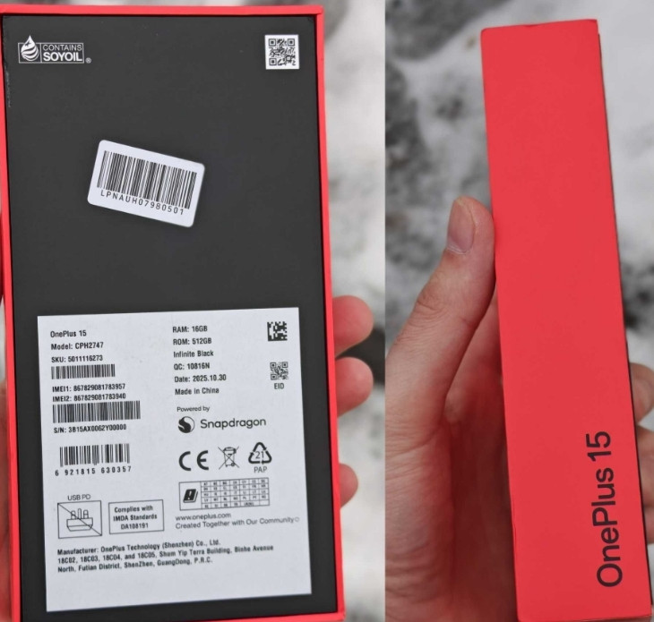 Oneplus 15 512 Europe, новый, черный. Харьков - изображение 1