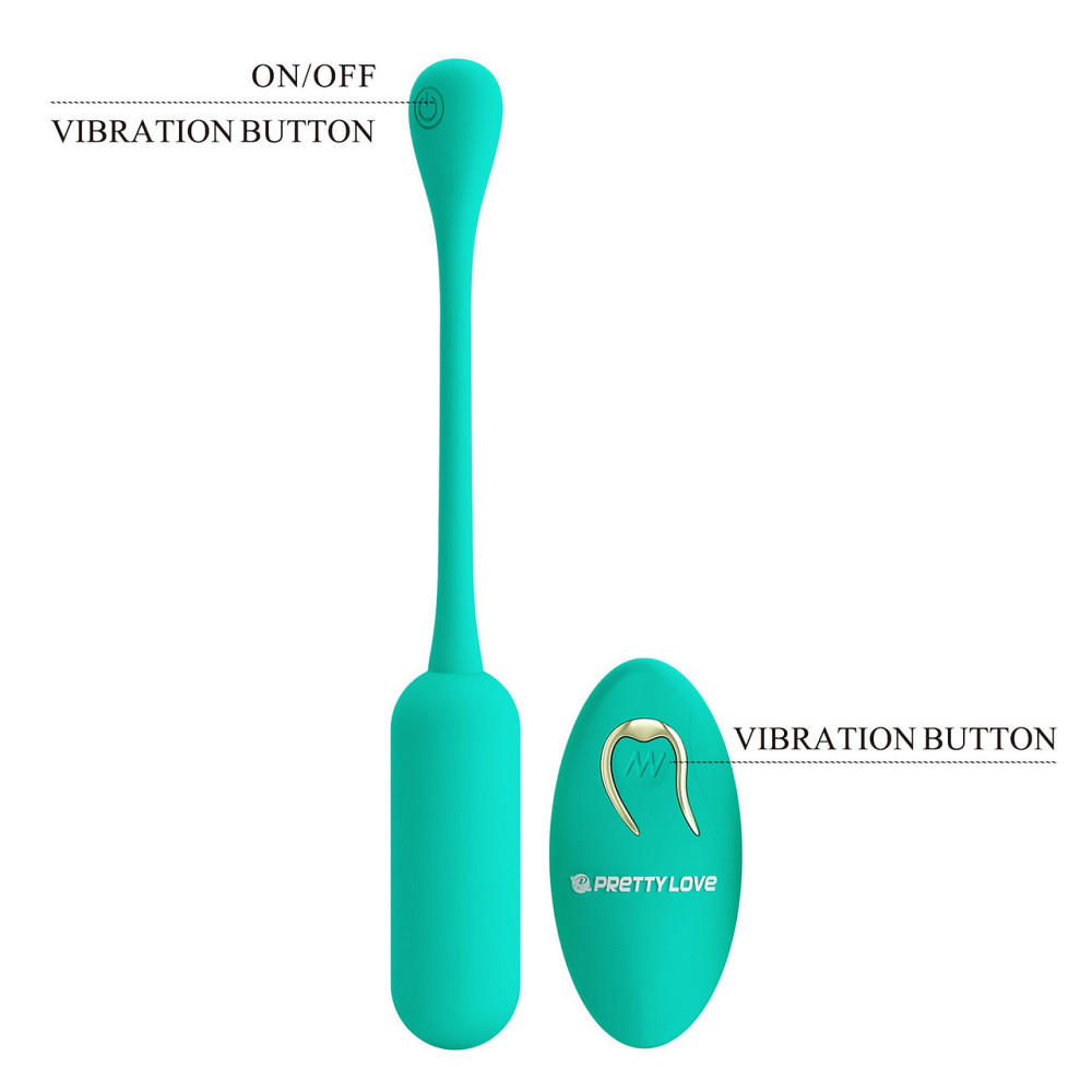 Виброяйцо с дистанционным управлением Pretty Love - Lechies Dream chaser 5 Green, BI-014867W-A4 Sex Aura Киев - изображение 8