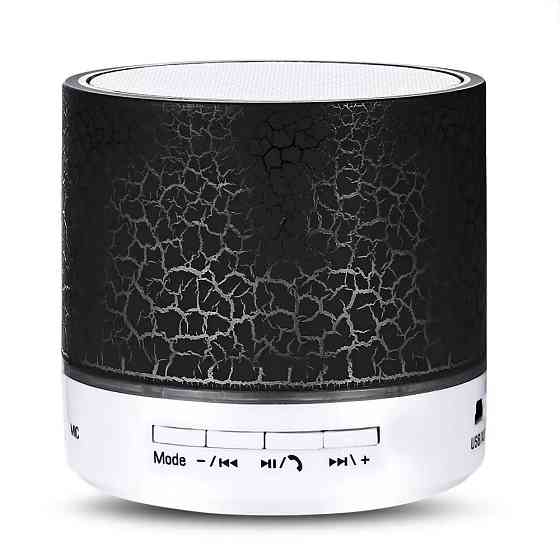 Колонка портативная Bluetooth с подсветкой черная AC Prof A9-B Киев