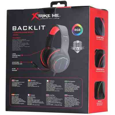 Наушники Xtrike ME GH-903 RGB-LED Black (GH-903) Винница