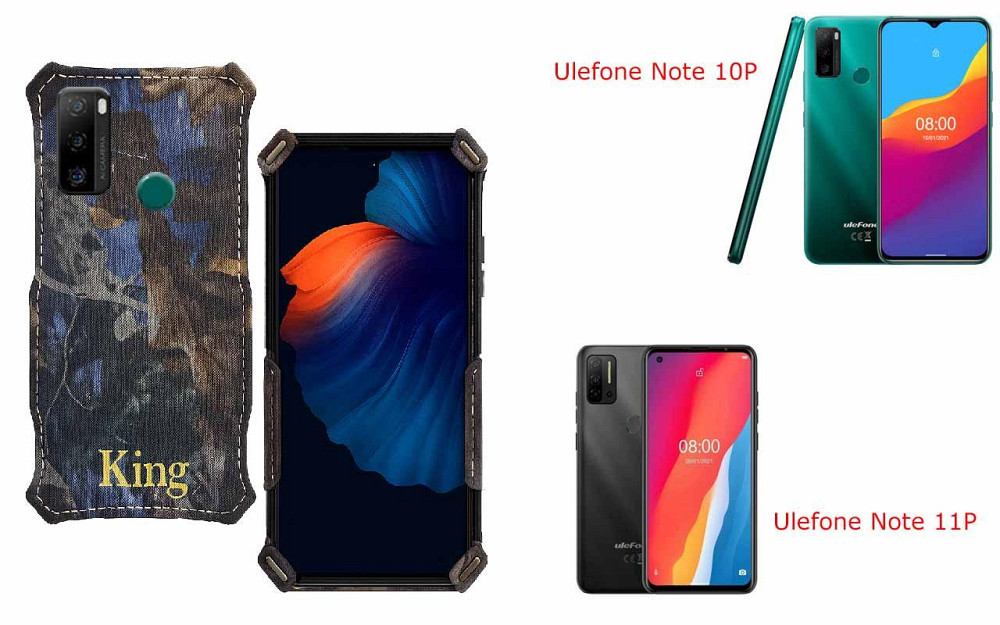 Бампер King для Ulefone Note 10P, Note 11P, із посиленим корпусом, колір Граб Київ - фото 1